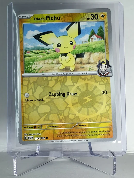 Pokémon TCG - Ethan's Pichu - Destined Rivals - Reverse Holo - 071/182 - Picture 1 of 2